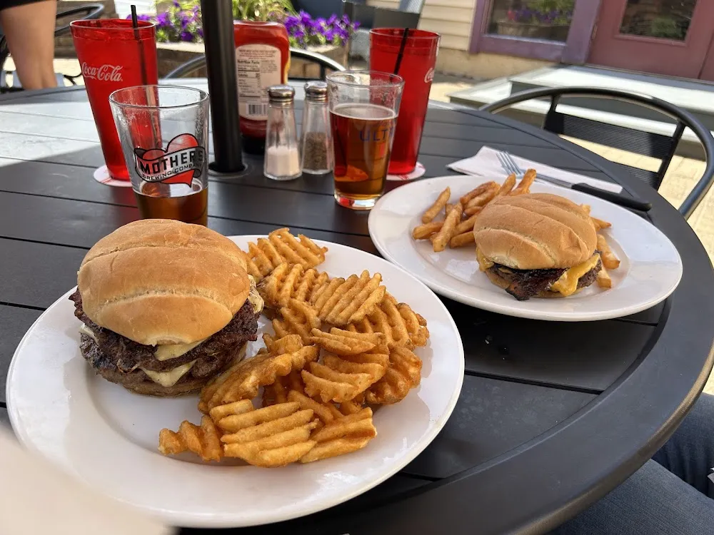 The Double with Waffle Fries